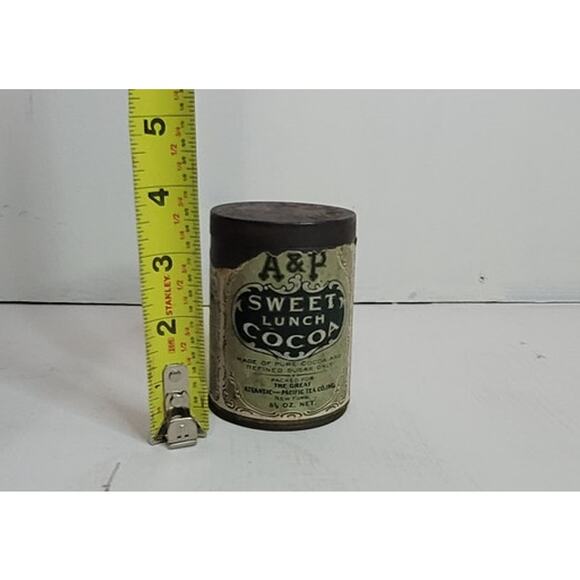 Vintage Sweet Lunch Cocoa Empty Can by A&P Co - Picture 3 of 4